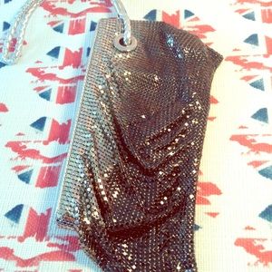 Whiting & Davis Metal Mesh Ombré Wristlet Bag